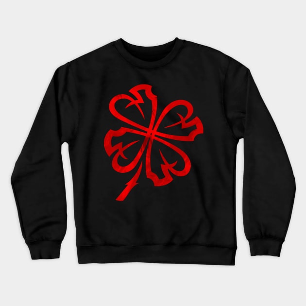 Luck Red Crewneck Sweatshirt by ConsistentLuck